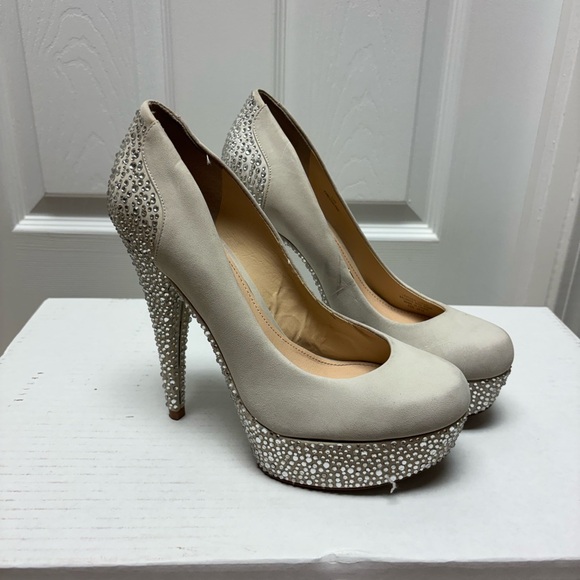 Enzo Angiolini Sparkle Platform Heels – Size 7.5 - Picture 1 of 6